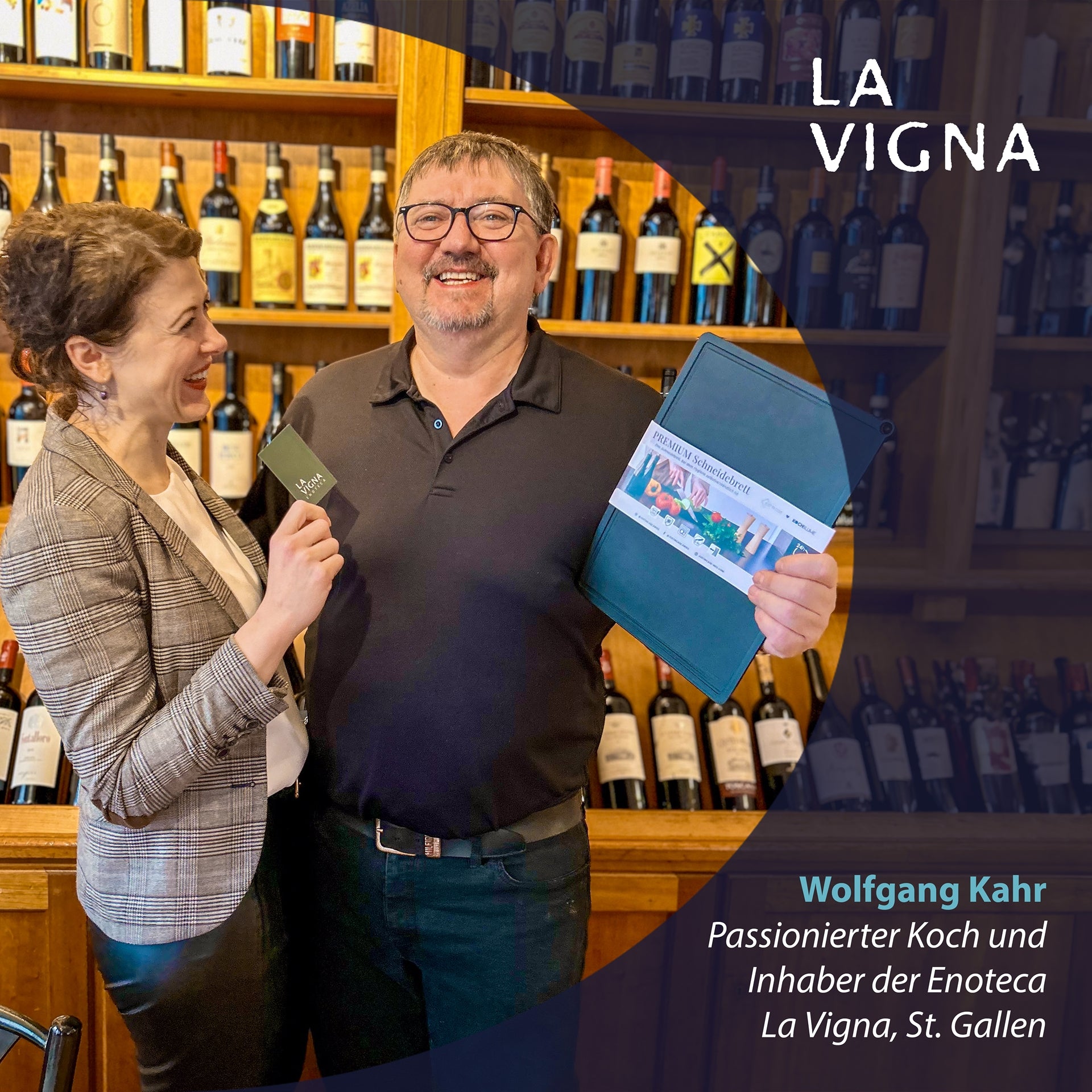 Wolfgang Kahr – Passionierter Koch und Inhaber der Enoteca La Vigna, St. Gallen