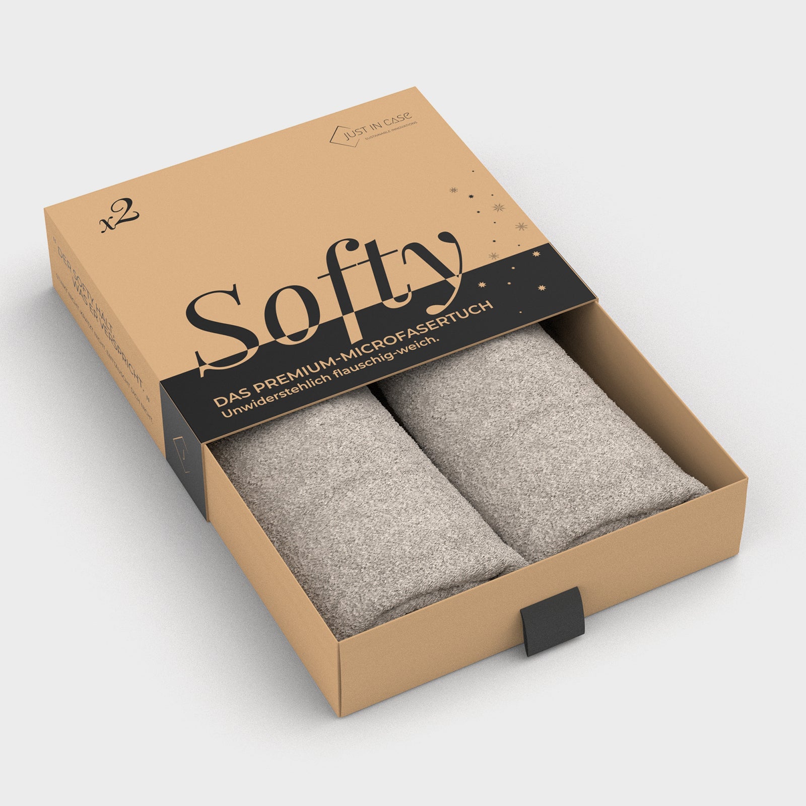 Softy - das Premium-Microfasertuch: 2er Set