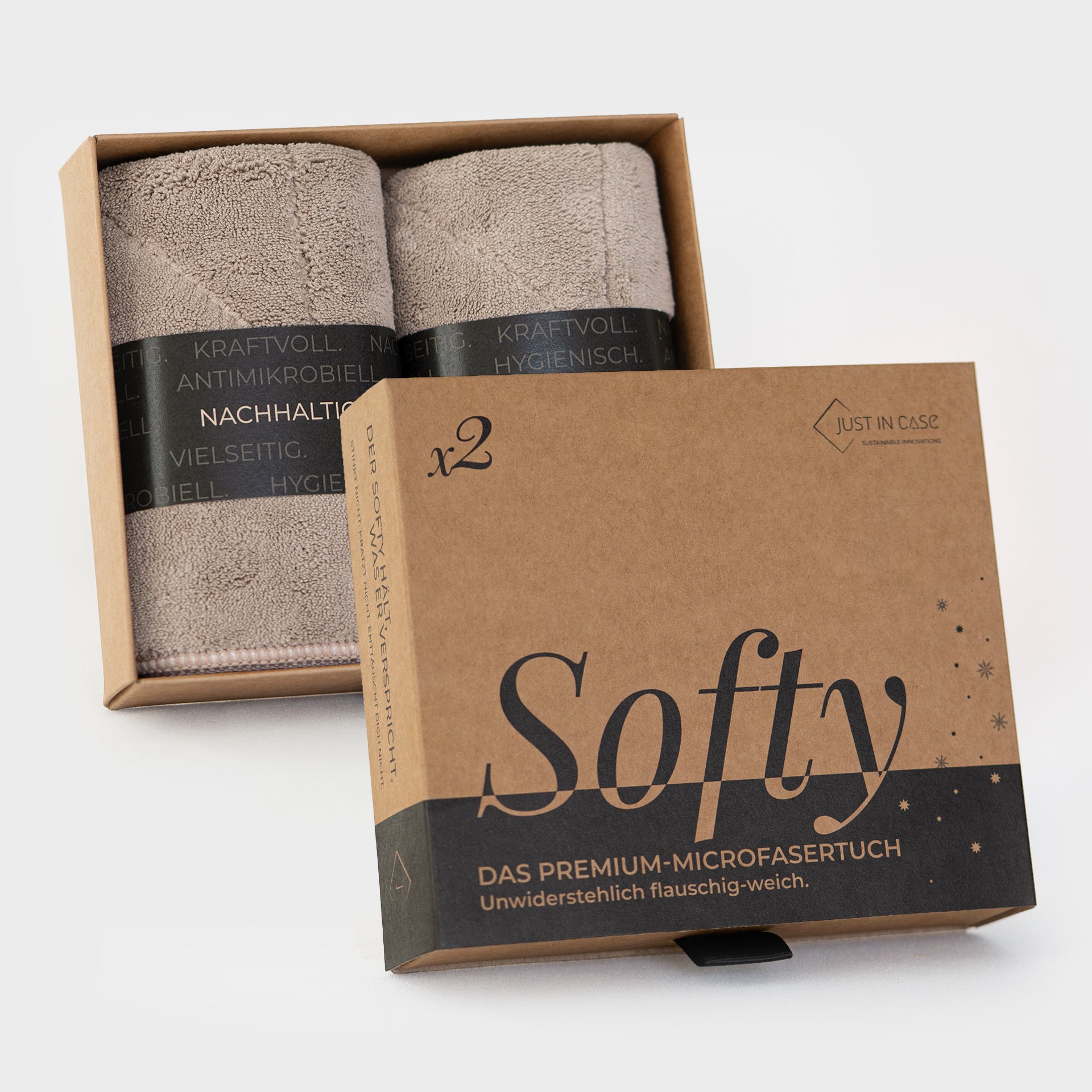 Softy - das Premium-Microfasertuch: 2er Set