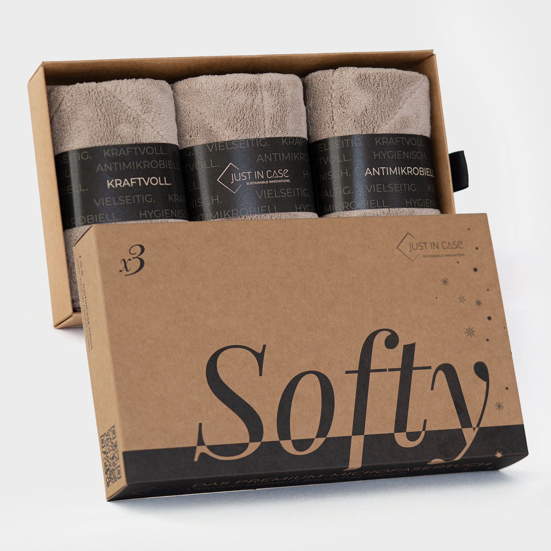 Softy - das Premium-Microfasertuch: 3er Set